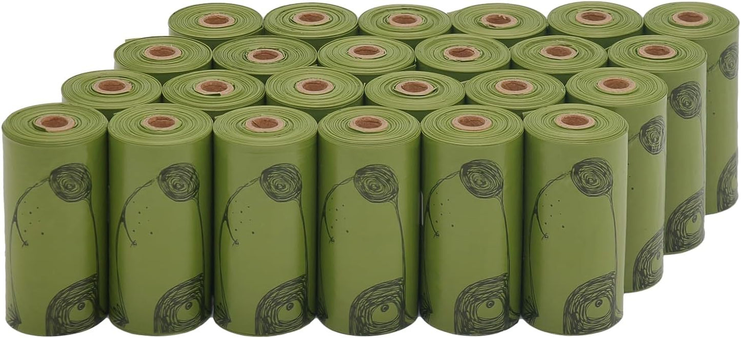 Dog Poop Bags 540 Count, Unscented Thick Waste Bags with Dispenser, 100% Leak-Proof Doggie Bag Refill Rolls