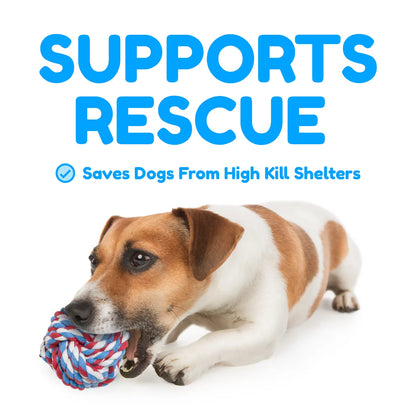 Pacific Pups Premium Rope Dog Toy Set - 5-Pack for Small to Medium Dogs